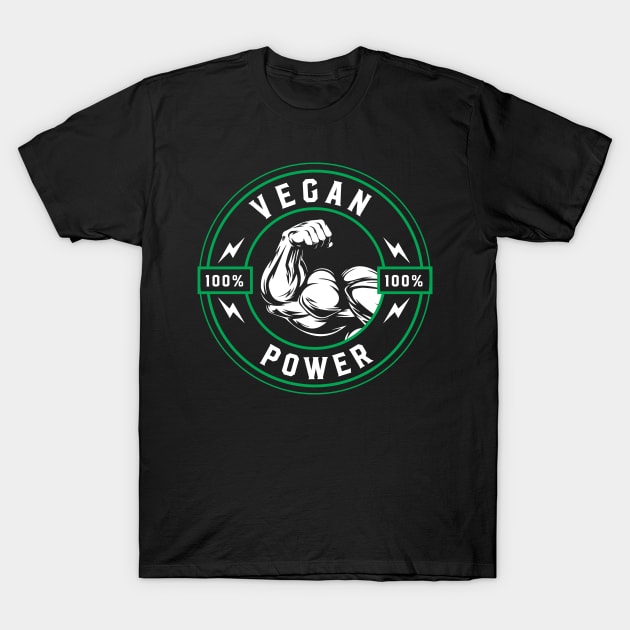 vegan power T-Shirt by janvimar